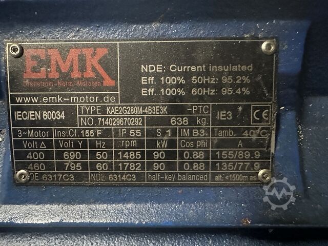 Hogedrukpomp 650bar 72l/min Hammelmann HDP 127