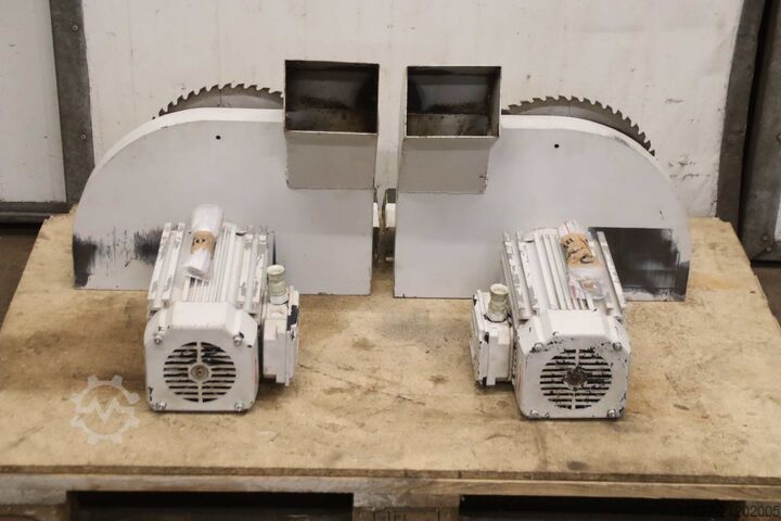 Saw unit from window manufacturing plant Gubisch Fimec DST H  Sägeblatt Ø 345 mm  H80SB25EF