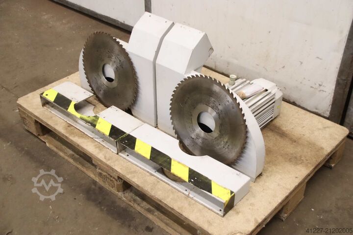 Saw unit from window manufacturing plant Gubisch Fimec DST H  Sägeblatt Ø 345 mm  H80SB25EF