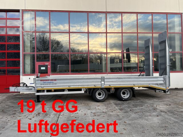 Low loader trailer Möslein TTO 19  19 t Tandemtieflader,Neufahrzeug