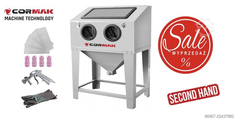 Cabine de sablage avec extraction CORMAK KDP220 TOP + odciąg DC23