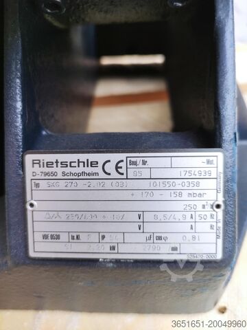 Vacuümpomp Rietschle Seitenkanalverdichter