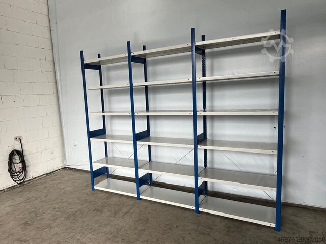 Hoogbouwmagazijn META CLIP / Regallänge: 3,20 lfm. Abm.: 2490 x 435mm