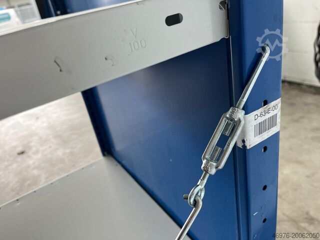 Hoogbouwmagazijn META CLIP / Regallänge: 3,20 lfm. Abm.: 2490 x 435mm