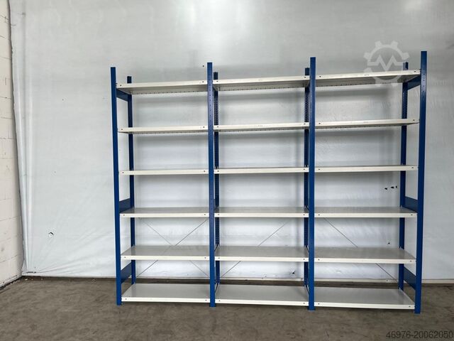 Hoogbouwmagazijn META CLIP / Regallänge: 3,20 lfm. Abm.: 2490 x 435mm