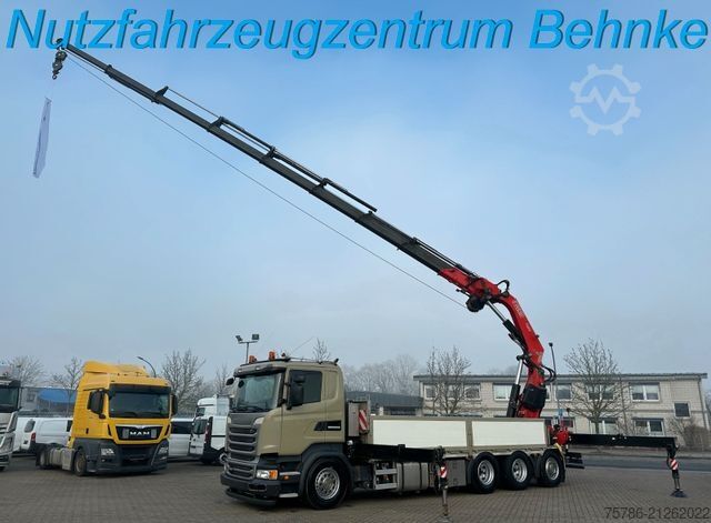 Lastbilmonteret kran SCANIA R450 L 8x4 Fassi F 660 RA 2.28 HE/ Winde/ Funk