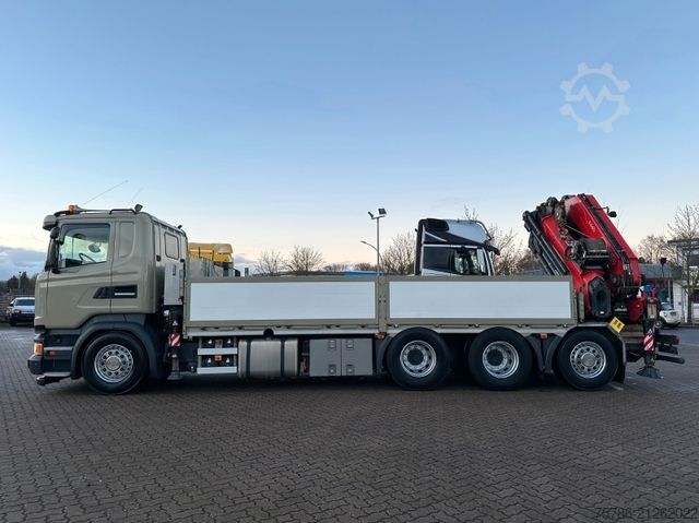 Lastbilmonteret kran SCANIA R450 L 8x4 Fassi F 660 RA 2.28 HE/ Winde/ Funk