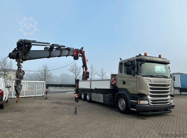 Ladbil med lad SCANIA R450 L 8x4 Fassi F 660 RA 2.28 HE/ Winde/ Funk