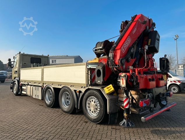 Ladbil med lad SCANIA R450 L 8x4 Fassi F 660 RA 2.28 HE/ Winde/ Funk