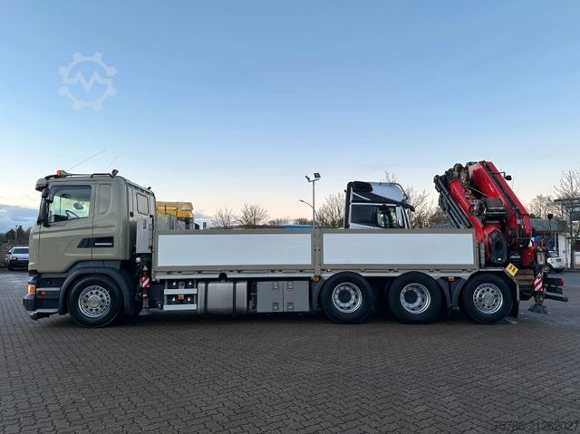 Ladbil med lad SCANIA R450 L 8x4 Fassi F 660 RA 2.28 HE/ Winde/ Funk