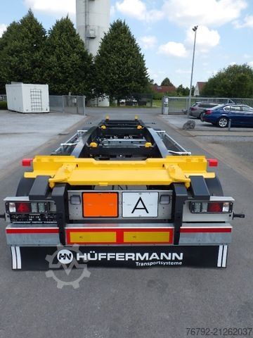 Afzetcontainer-aanhangwagen HÜFFERMANN HSA20.71 Schlitten/SAF/ADR/LED/Neu/Sonderpreis !