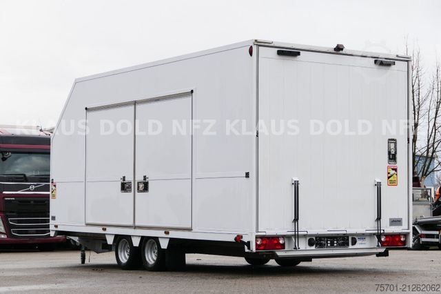 Biltransporttrailer  Moetefindt FTK 235 Autotransporter Kofferaufbau