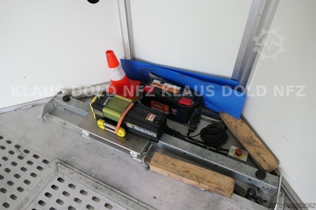 Biltransporttrailer  Moetefindt FTK 235 Autotransporter Kofferaufbau