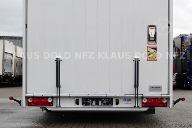 Biltransporttrailer  Moetefindt FTK 235 Autotransporter Kofferaufbau