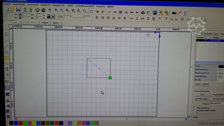 CO2 Laserschneidmaschine 150Watt LD-Laser LD-1390