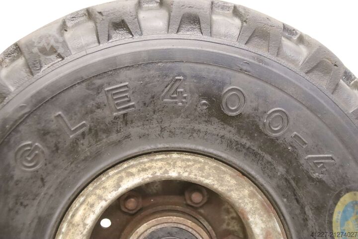 Solid rubber tire with rim Gumasol Softy 4.00-4