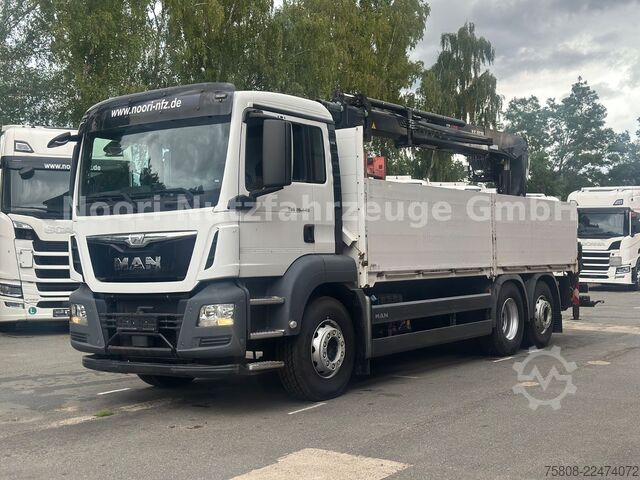 Autolaadkraan MAN TGS 26.440 Baustoff Hiab XS177 K Lenk Navi