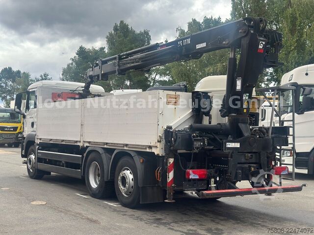 Autolaadkraan MAN TGS 26.440 Baustoff Hiab XS177 K Lenk Navi