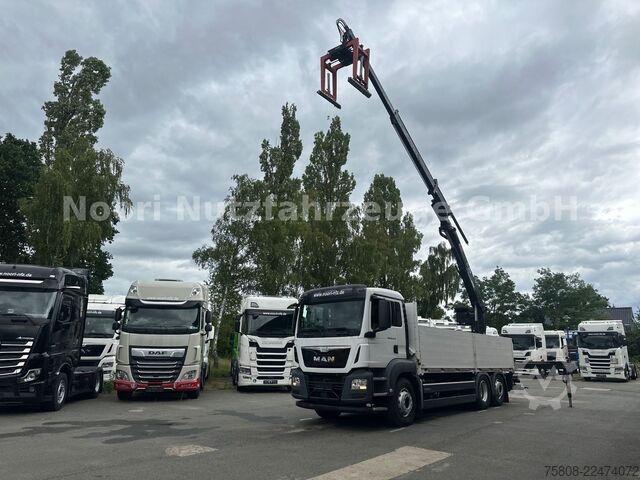 Autolaadkraan MAN TGS 26.440 Baustoff Hiab XS177 K Lenk Navi