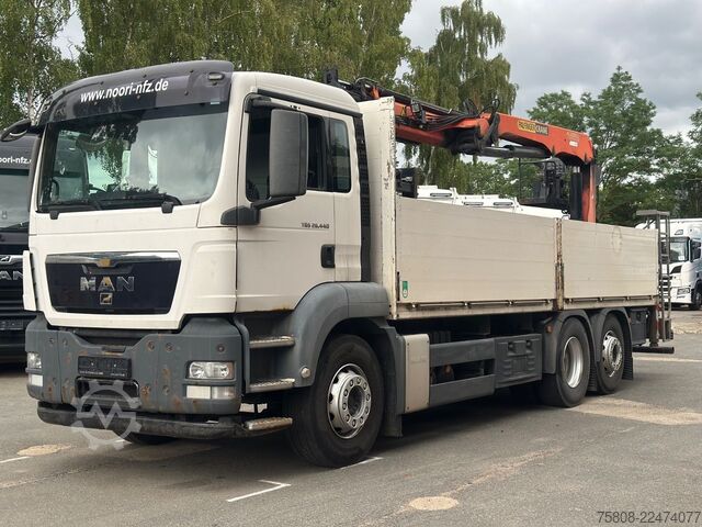Autolaadkraan MAN TGS 26.440 Baustoff Palfinger PK 18001L Lenk
