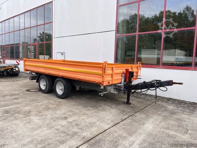 Tipper trailer Obermaier 14  14,2 t Tandemkipper- Tieflader