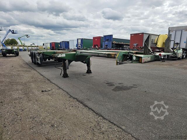 Μεταφορά εμπορευματοκιβωτίων D-TEC FLEXITRAILER /all connections / 3 x extendible/...
