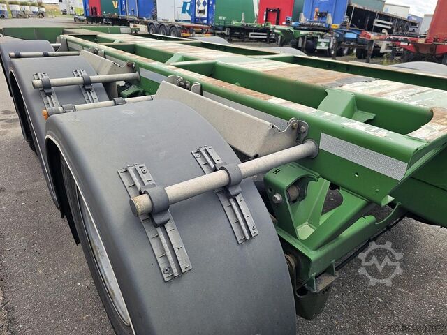 Μεταφορά εμπορευματοκιβωτίων D-TEC FLEXITRAILER /all connections / 3 x extendible/...