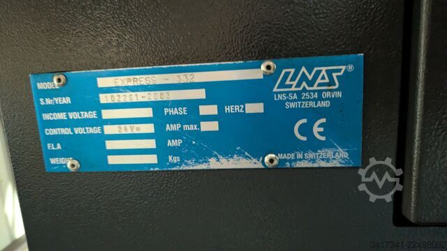 Alimenteur automatique de barres de Ø3 à Ø32 LNS Hidrobar Express 332