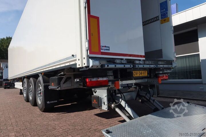 Box body Wielton 3 Asser. Gesloten met Dhollandia klep 2500 kg L...