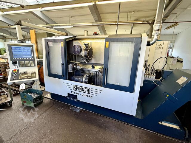 Centro de torneado y fresado CNC SPINNER TTS 65 DUPLEX