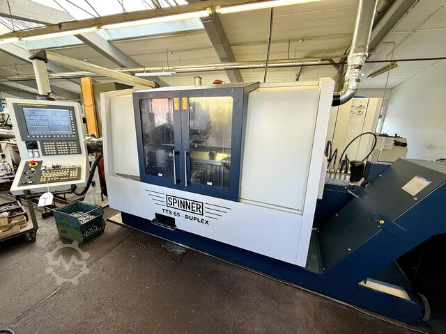 Centro de torneado y fresado CNC SPINNER TTS 65 DUPLEX