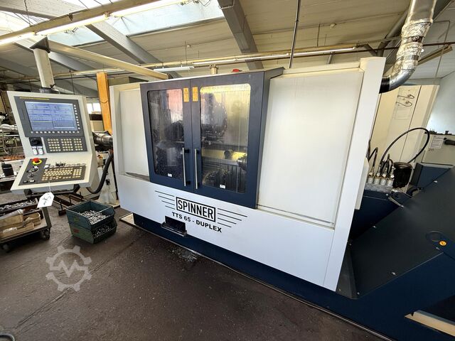 Centro de torneado y fresado CNC SPINNER TTS 65 DUPLEX