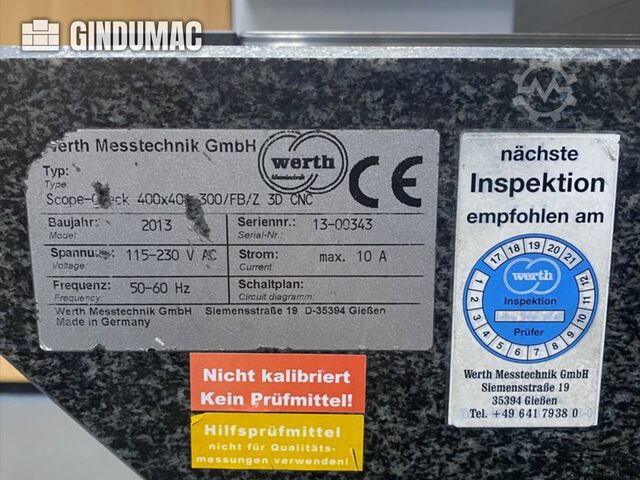 Werth Scope-Check 400 Werth Scope-Check 400