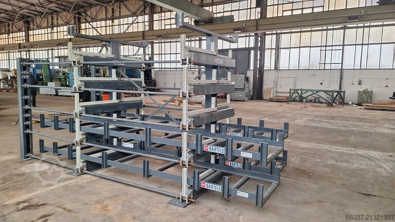 Estantería extraíble de doble cara BARTELS doppelseitiges Roll-Aus-Regal 1600