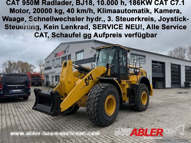 Lader Caterpillar 950M Radlader Klima Kamera SW Waage