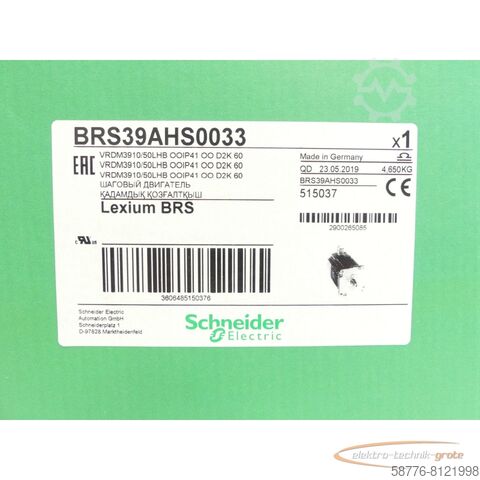Silnik Schneider Electric Schneider Electric BRS39AHS0033 / VRDM3910/50LHB SN:2900265085 - ungebr.! -