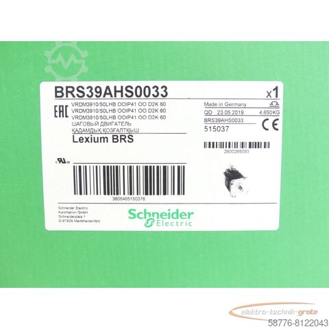 Silnik Schneider Electric Schneider Electric BRS39AHS0033 / VRDM3910/50LHB SN:2900265093 - ungebr.! -
