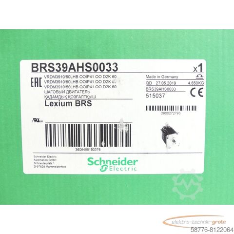 Silnik Schneider Electric Schneider Electric BRS39AHS0033 / VRDM3910/50LHB SN:2900272793 - ungebr.! -