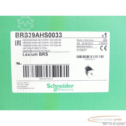 Silnik Schneider Electric Schneider Electric BRS39AHS0033 / VRDM3910/50LHB SN:2900456533 - ungebr.! -