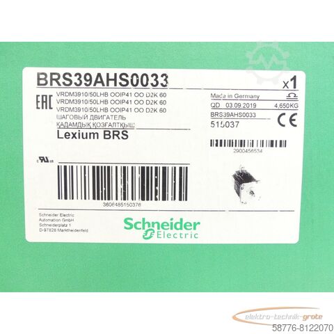 Silnik Schneider Electric Schneider Electric BRS39AHS0033 / VRDM3910/50LHB SN:2900456534 - ungebr.! -