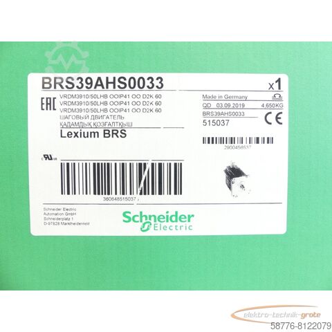 Silnik Schneider Electric Schneider Electric BRS39AHS0033 / VRDM3910/50LHB SN:2900456537 - ungebr.! -