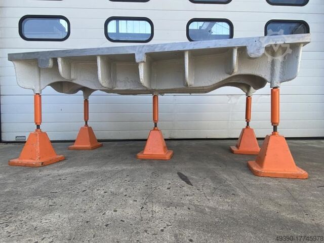 Richt- und Schweißplatte Stahlguß-Grauguß stark verrippt , schwere Richtplatte 2000x1000