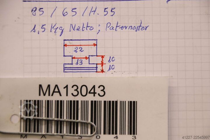 Ανταλλάξιμες σιαγόνες unbekannt Breite 22 mm