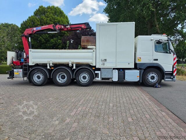 Tipper med kran Volvo FM420 2x KRAAN/KIPPER EURO6!!2030 ZERO EMISSIE!...