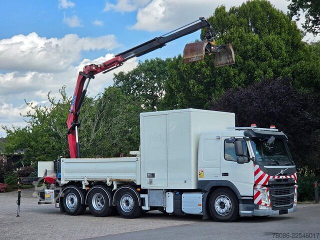 Volquete con grúa Volvo FM420 2x KRAAN/KIPPER EURO6!!2030 ZERO EMISSIE!...