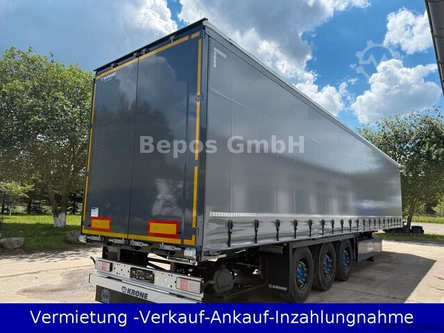 Open semitrailer with tarp KRONE Profi Liner SDP 27 ELB 4-CS-SAF-