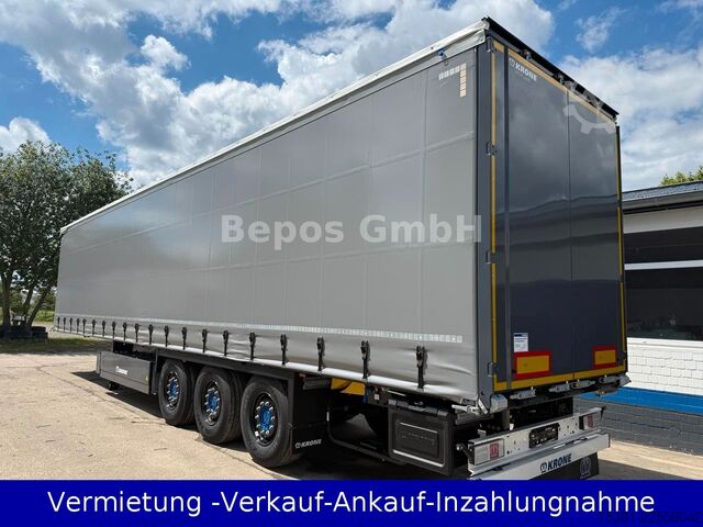 Open semitrailer with tarp KRONE Profi Liner SDP 27 ELB 4-CS-SAF-