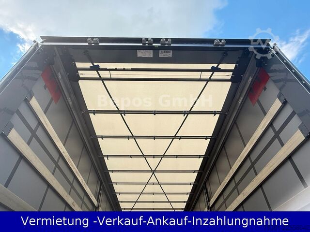 Open semitrailer with tarp KRONE Profi Liner SDP 27 ELB 4-CS-SAF-