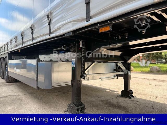 Open semitrailer with tarp KRONE Profi Liner SDP 27 ELB 4-CS-SAF-