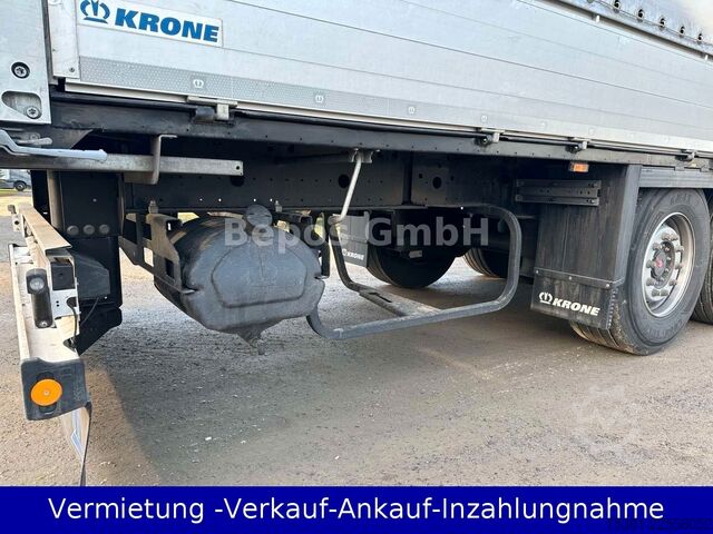 Open semitrailer with tarp KRONE SD - Profi Liner-PK-SAF-Bordwandsieder-Rungen